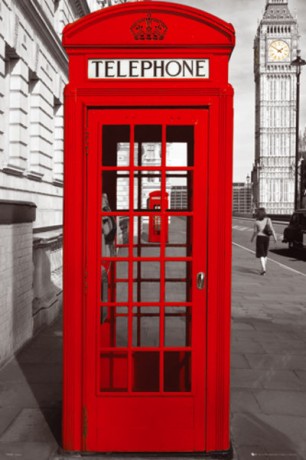 LONDON- phone box